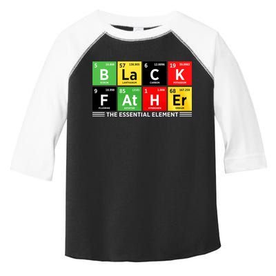 Black Father Juneteenth Essential Element Toddler Fine Jersey T-Shirt