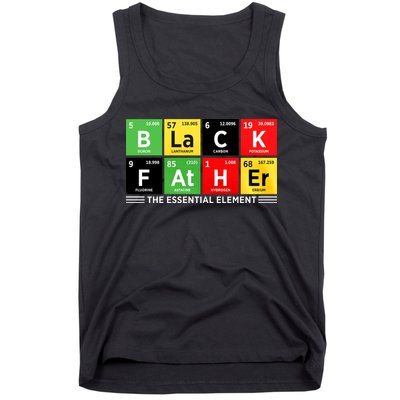 Black Father Juneteenth Essential Element Tank Top