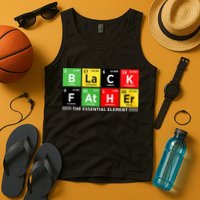 Black Father Juneteenth Essential Element Tank Top