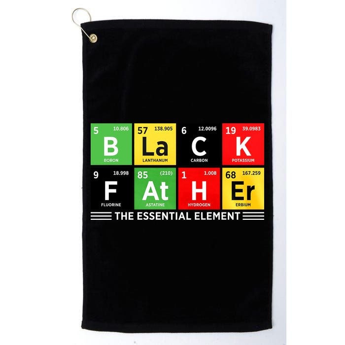 Black Father Juneteenth Essential Element Golf Towel