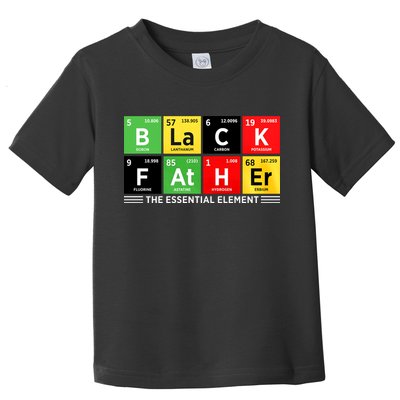 Black Father Juneteenth Essential Element Toddler T-Shirt