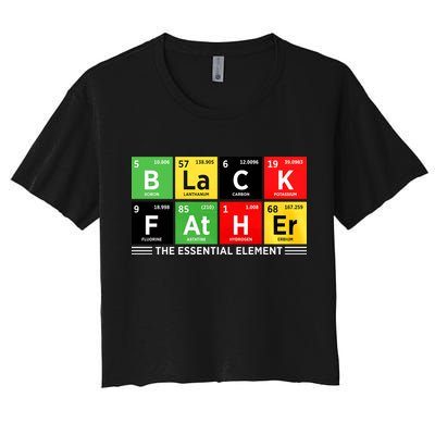 Black Father Juneteenth Essential Element Crop Top