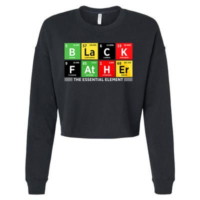 Black Father Juneteenth Essential Element Cropped Pullover Crew