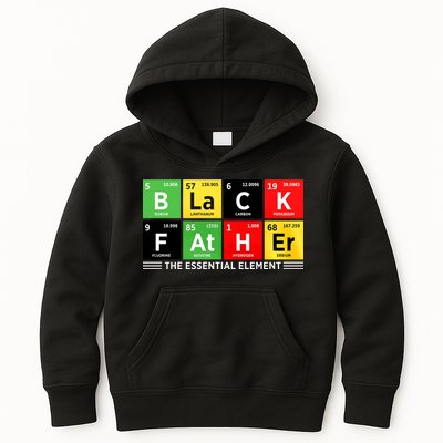 Black Father Juneteenth Essential Element Kids Hoodie