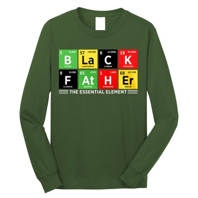 Black Father Juneteenth Essential Element Long Sleeve Shirt