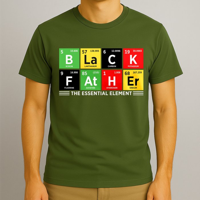 Black Father Juneteenth Essential Element T-Shirt