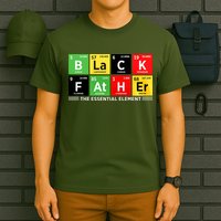 Black Father Juneteenth Essential Element T-Shirt