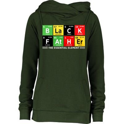 Black Father Juneteenth Essential Element Womens Funnel Neck Pullover Hood