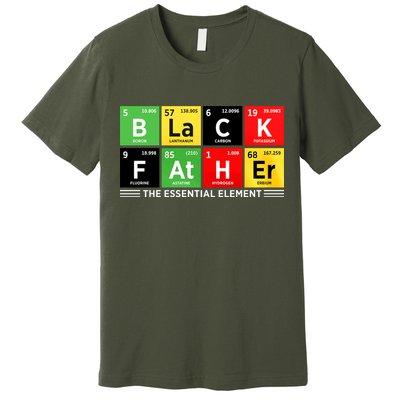 Black Father Juneteenth Essential Element Premium T-Shirt