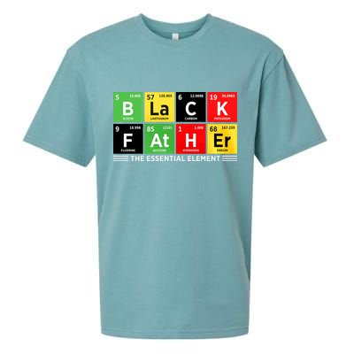 Black Father Juneteenth Essential Element Sueded Cloud Jersey T-Shirt