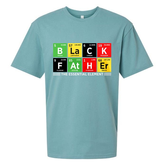 Black Father Juneteenth Essential Element Sueded Cloud Jersey T-Shirt