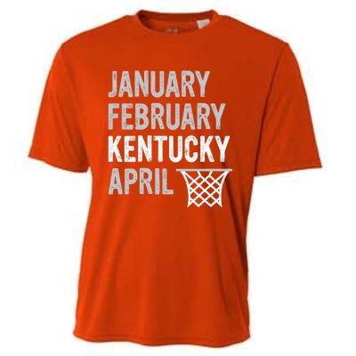 Basketball Fan January February Kentucky April Cooling Performance Crew T-Shirt