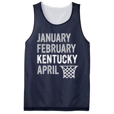 Basketball Fan January February Kentucky April Mesh Reversible Basketball Jersey Tank