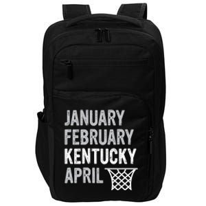 Basketball Fan January February Kentucky April Impact Tech Backpack