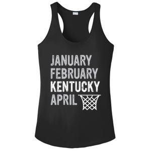 Basketball Fan January February Kentucky April Ladies PosiCharge Competitor Racerback Tank