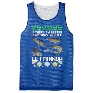 Bait Fish Joke Pike Christmas White Fish Funny Gift Mesh Reversible Basketball Jersey Tank