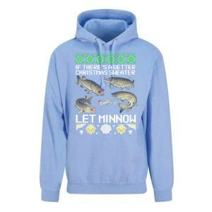 Bait Fish Joke Pike Christmas White Fish Funny Gift Unisex Surf Hoodie