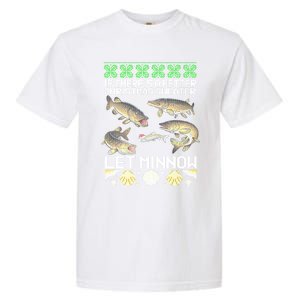 Bait Fish Joke Pike Christmas White Fish Funny Gift Garment-Dyed Heavyweight T-Shirt