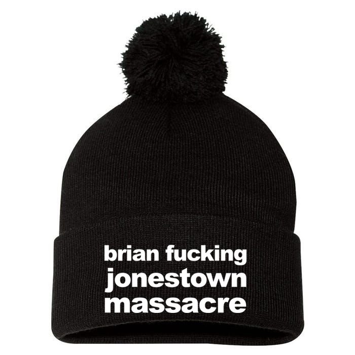 Brian Fucking Jonestown Massacre Pom Pom 12in Knit Beanie
