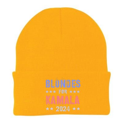 Blondes For Kamala 2024 47th Grab Him By Ballot Knit Cap Winter Beanie