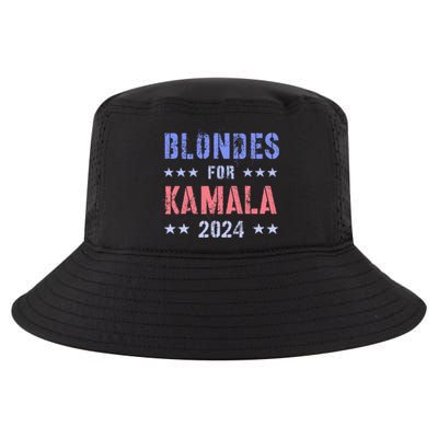 Blondes For Kamala 2024 47th Grab Him By Ballot Cool Comfort Performance Bucket Hat