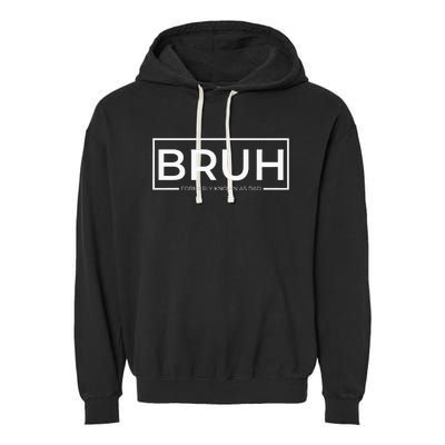 Bruh Formerly Known As Dad Garment-Dyed Fleece Hoodie