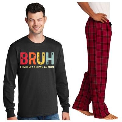 Bruh Formerly Known As Mom MotherS Day Long Sleeve Pajama Set