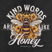 Bee Flowers Kind Words Are Like Honey Adult Drive Performance Visor