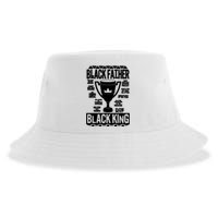 Black Father King Fathers Day Dad Matter Husband Dope Leader Sustainable Bucket Hat