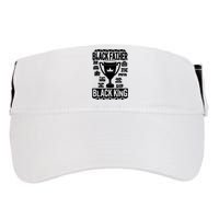 Black Father King Fathers Day Dad Matter Husband Dope Leader Adult Drive Performance Visor