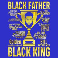 Black Father King Father's Day Juneteenth Black Dad Papa Gift Toddler T-Shirt