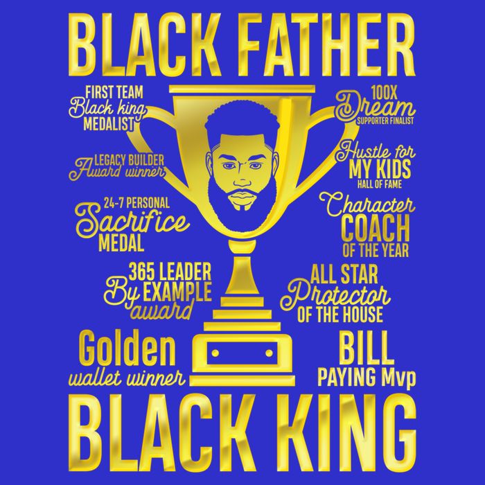 Black Father King Father's Day Juneteenth Black Dad Papa Gift Toddler T-Shirt