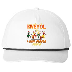 Bonne Fete Kweyol Happy Jounen Kweyol Day Saint Lucia Creole Snapback Five-Panel Rope Hat