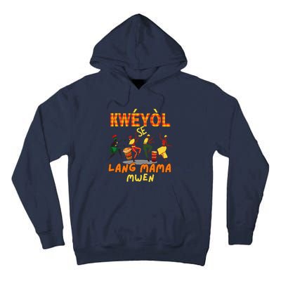 Bonne Fete Kweyol Happy Jounen Kweyol Day Saint Lucia Creole Tall Hoodie