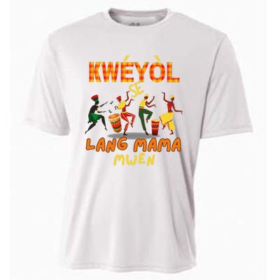 Bonne Fete Kweyol Happy Jounen Kweyol Day Saint Lucia Creole Cooling Performance Crew T-Shirt