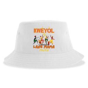 Bonne Fete Kweyol Happy Jounen Kweyol Day Saint Lucia Creole Sustainable Bucket Hat