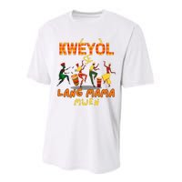 Bonne Fete Kweyol Happy Jounen Kweyol Day Saint Lucia Creole Performance Sprint T-Shirt