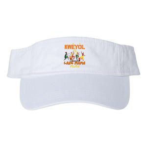 Bonne Fete Kweyol Happy Jounen Kweyol Day Saint Lucia Creole Valucap Bio-Washed Visor