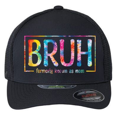 Bruh Formerly Known As Mom Funny Mom Flexfit Unipanel Trucker Cap