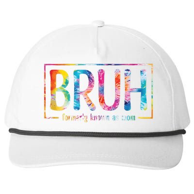 Bruh Formerly Known As Mom Funny Mom Snapback Five-Panel Rope Hat