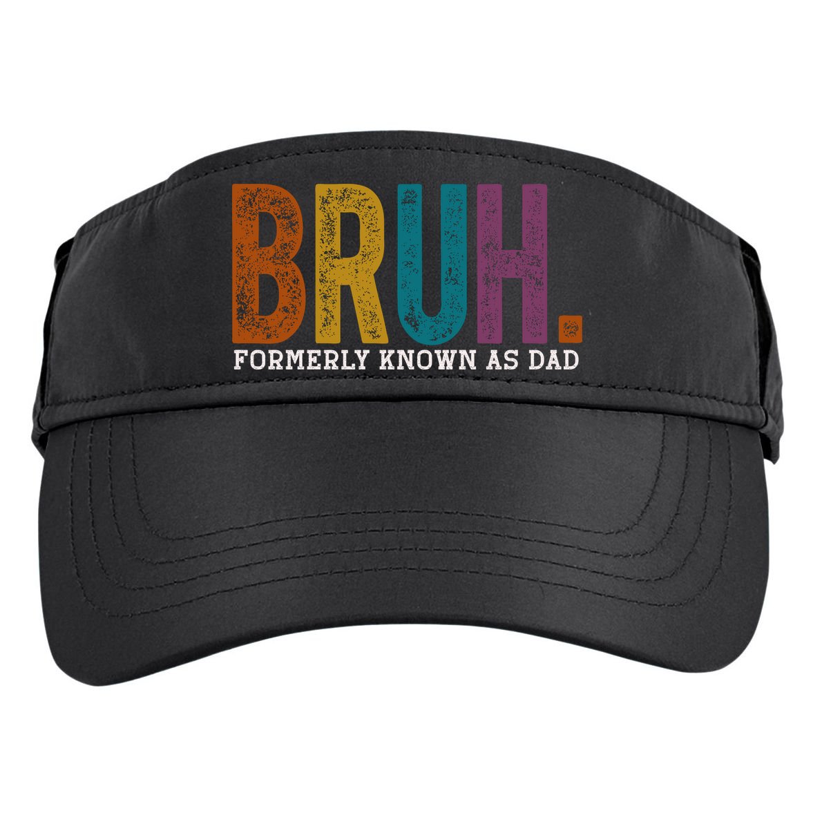 Bruh Formerly Known As Dad Father's Day Adult Drive Performance Visor