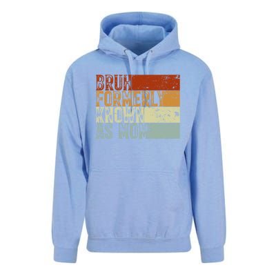 Bruh Formerly Known As Mom Funny Unisex Surf Hoodie