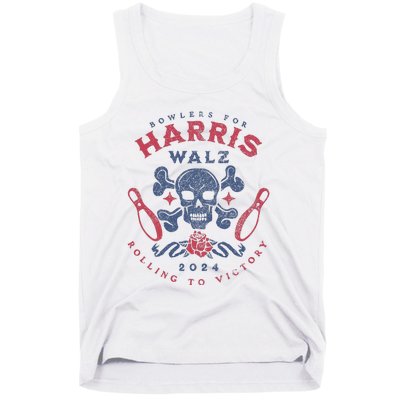 Bowlers For Kamala Harris Waltz 2024 Tim Walz Bowling Tank Top