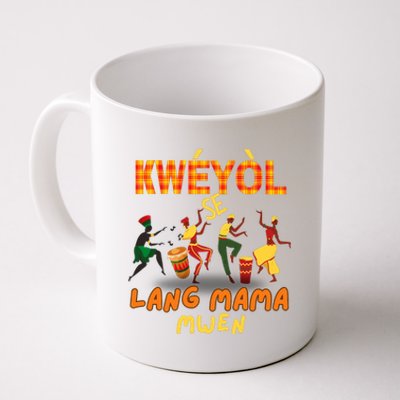 Bonne Fete Kweyol Happy Jounen Kweyol Day Saint Lucia Creole Coffee Mug