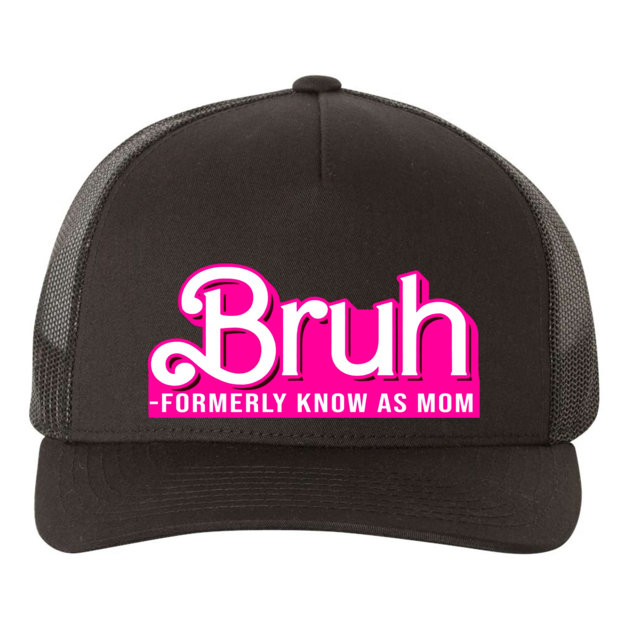Bruh Formerly Known As Mom Funny Yupoong Adult 5-Panel Trucker Hat
