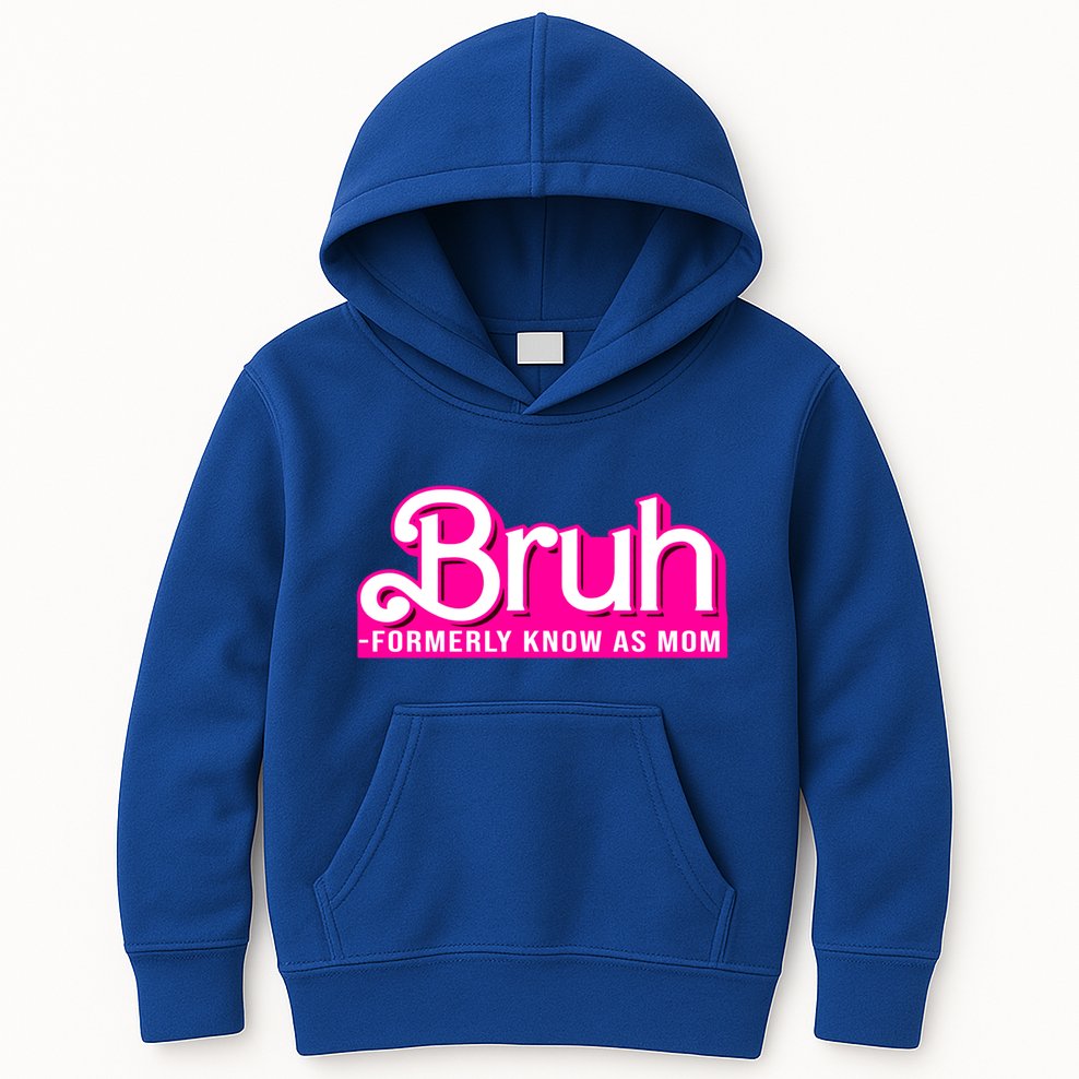 Bruh Formerly Known As Mom Funny Kids Hoodie