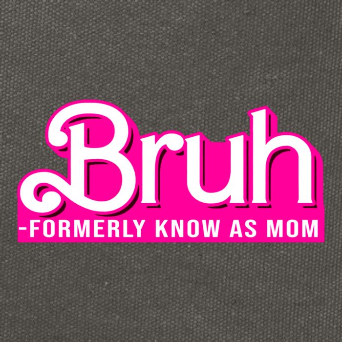 Bruh Formerly Known As Mom Funny Cotton Canvas Backpack
