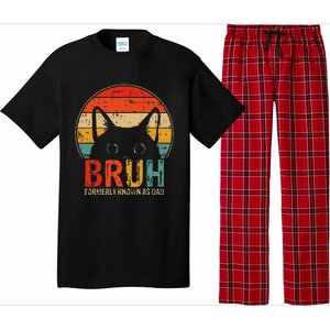 Bruh Formerly Known As Dad Funny Gifts For Dad FatherS Day Pajama Set