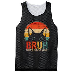 Bruh Formerly Known As Dad Funny Gifts For Dad FatherS Day Mesh Reversible Basketball Jersey Tank