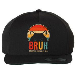 Bruh Formerly Known As Dad Funny FatherS Day Wool Snapback Cap